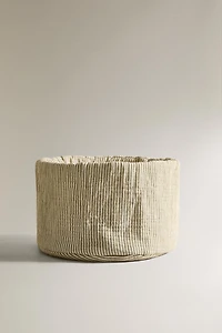 ROUND STRIPED MUSLIN BABY ORGANIZER