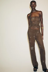 BEADED SCARF TOP