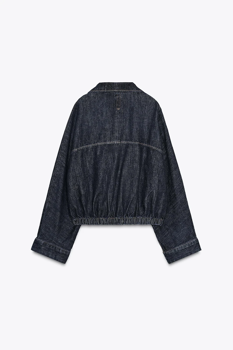 TRF BATWING SLEEVE DENIM JACKET