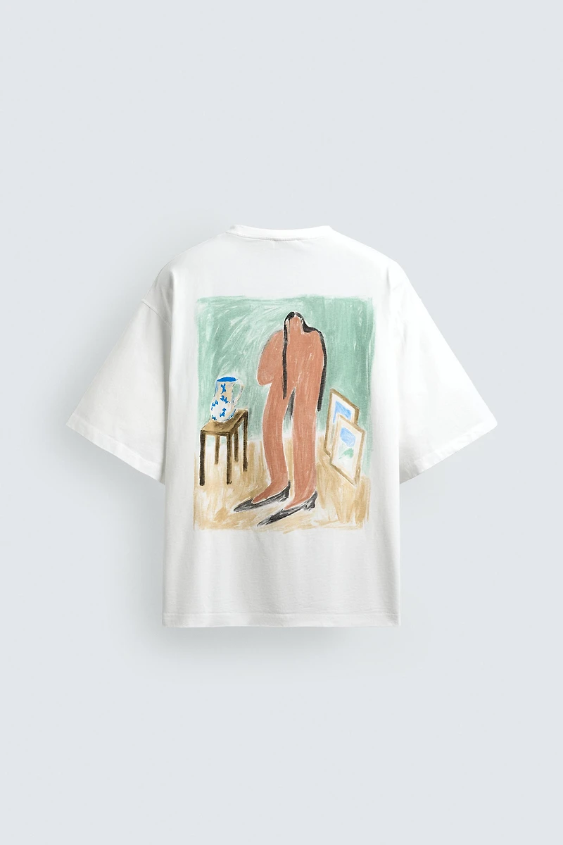 T-SHIRT RELAXED FIT À IMPRIMÉ GRAPHIQUE