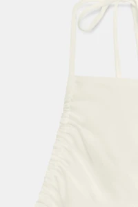 TOP HALTER PLISSÉ