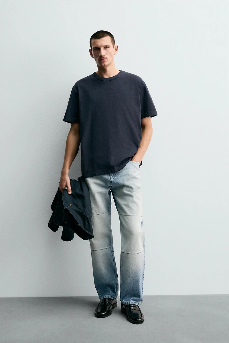 RELAXED FIT BINDING T-SHIRT
