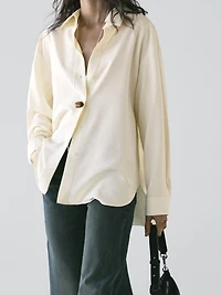 Oversize long sleeve shirt