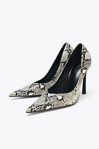 HIGH HEEL ANIMAL PRINT SHOES