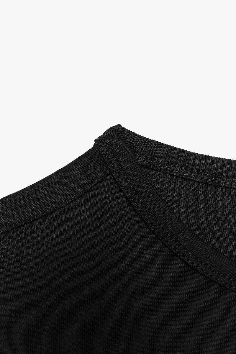 SHORT SLEEVE VISCOSE T-SHIRT
