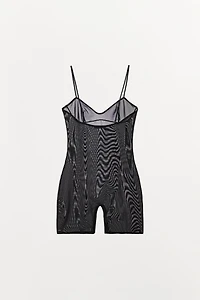 SHORTS BODYSUIT WITH POLYAMIDE