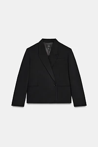 DOUBLE BREASTED CROP BLAZER