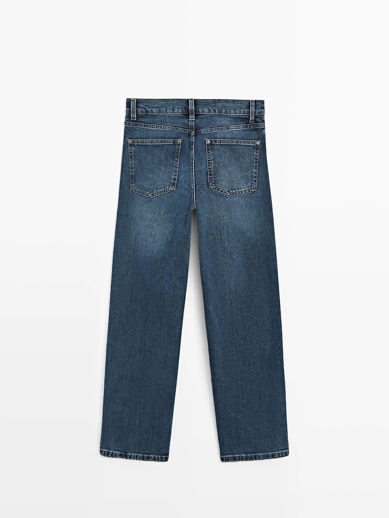 Jean straight taille moyenne