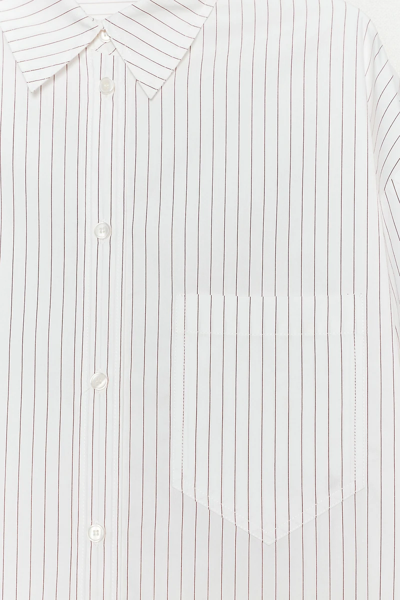 STRIPED PAJAMA SHIRT