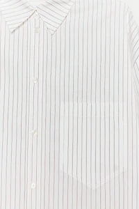 STRIPED PAJAMA SHIRT