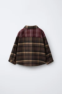 PLAID PRINT SHIRT