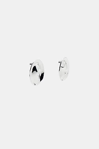 BOUCLES D'OREILLES MÉTALLIQUES PLAQUE