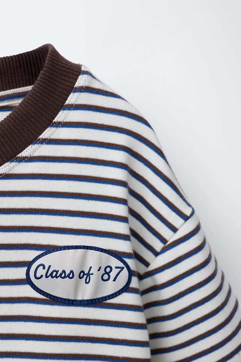 STRIPED STRANGER THINGS © NETFLIX T-SHIRT