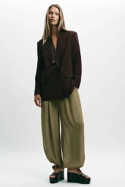 OVERSIZED DOUBLE-BREASTED BLAZER