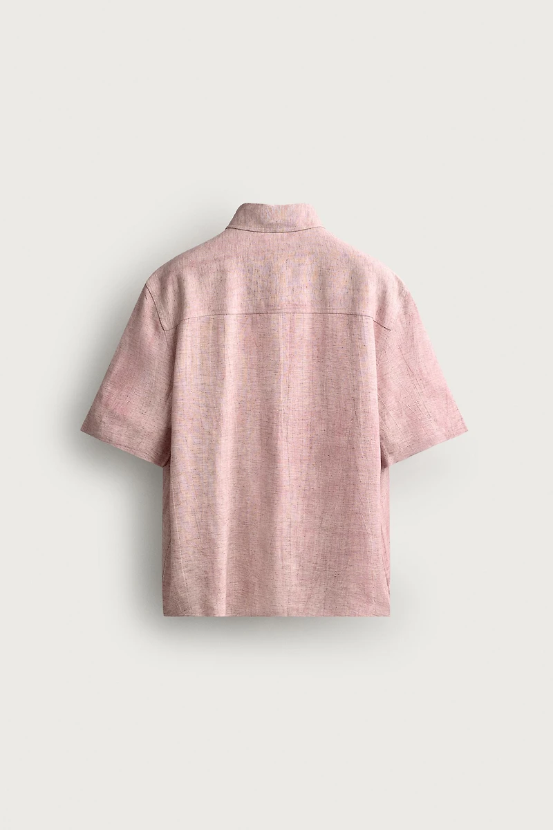 WASHED EFFECT RELAXED FIT SHIRT