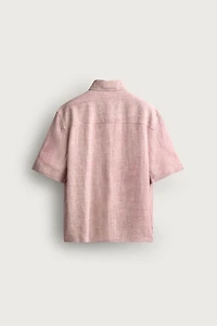 WASHED EFFECT RELAXED FIT SHIRT