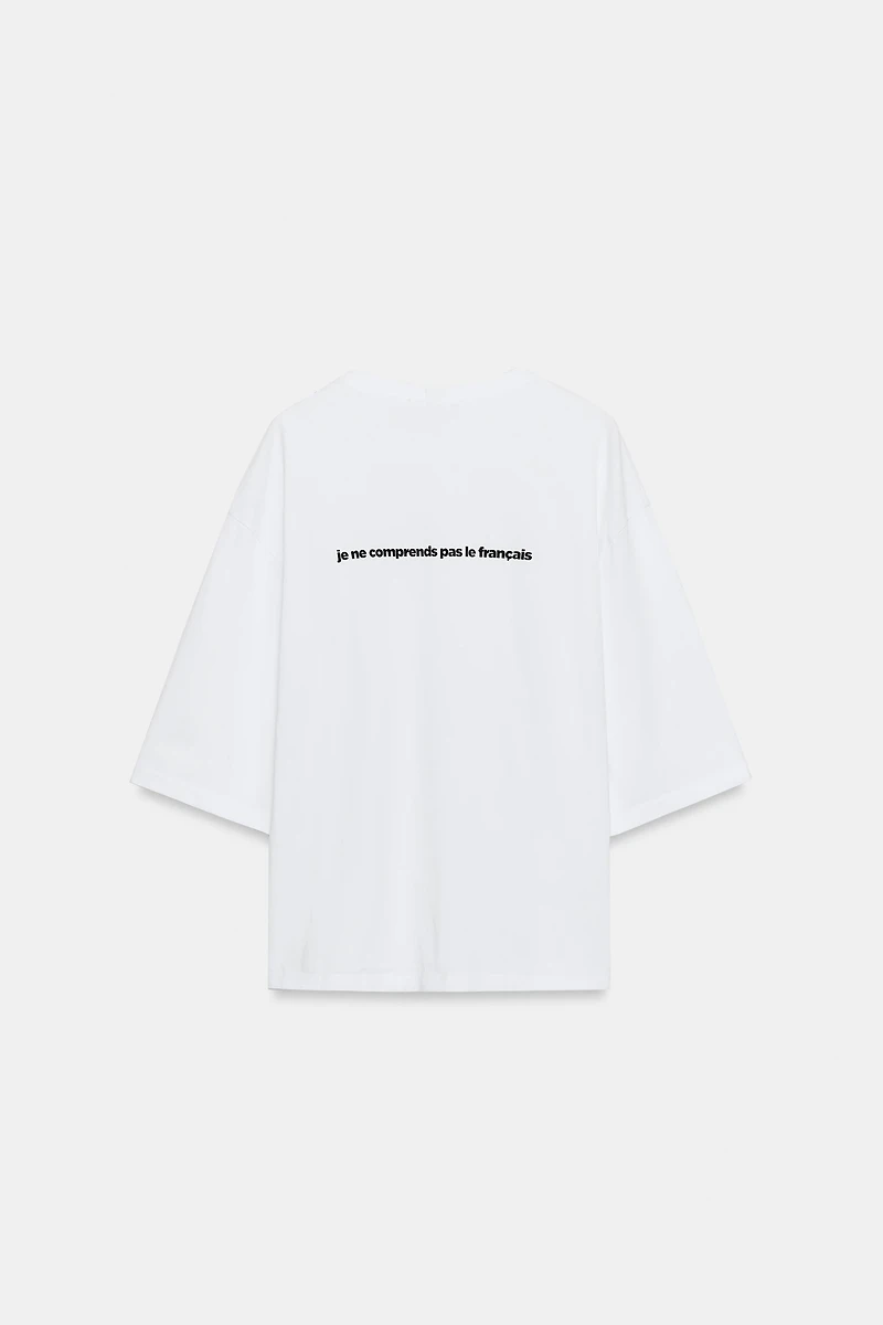 TEXT PRINT T-SHIRT