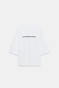 TEXT PRINT T-SHIRT