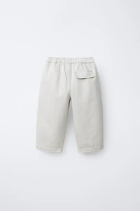 STRIPED BAGGY PANTS