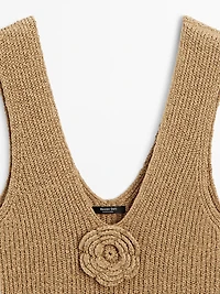 Top fleur coton