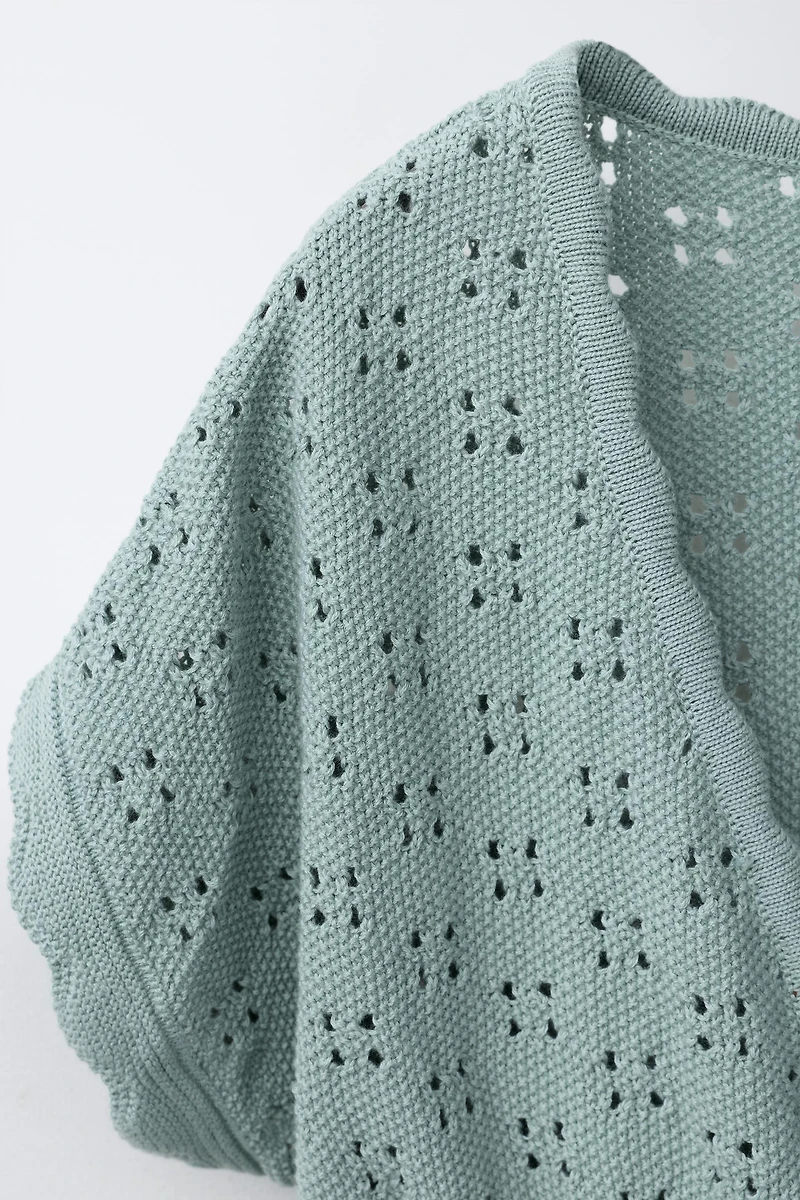 CROCHET KNIT CAFTAN