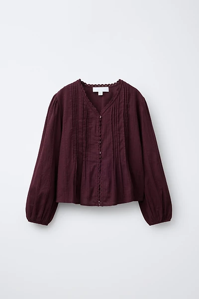 CHEMISE ROMANTIQUE STRUCTURÉE