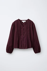 CHEMISE ROMANTIQUE STRUCTURÉE