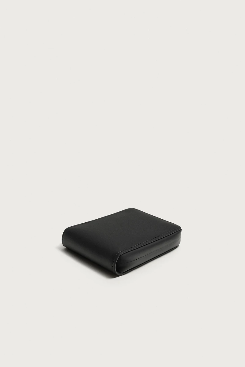 RUBBERIZED ZIP WALLET