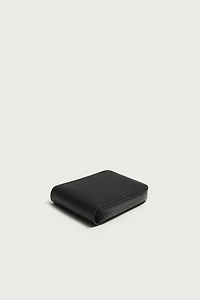 RUBBERIZED ZIP WALLET