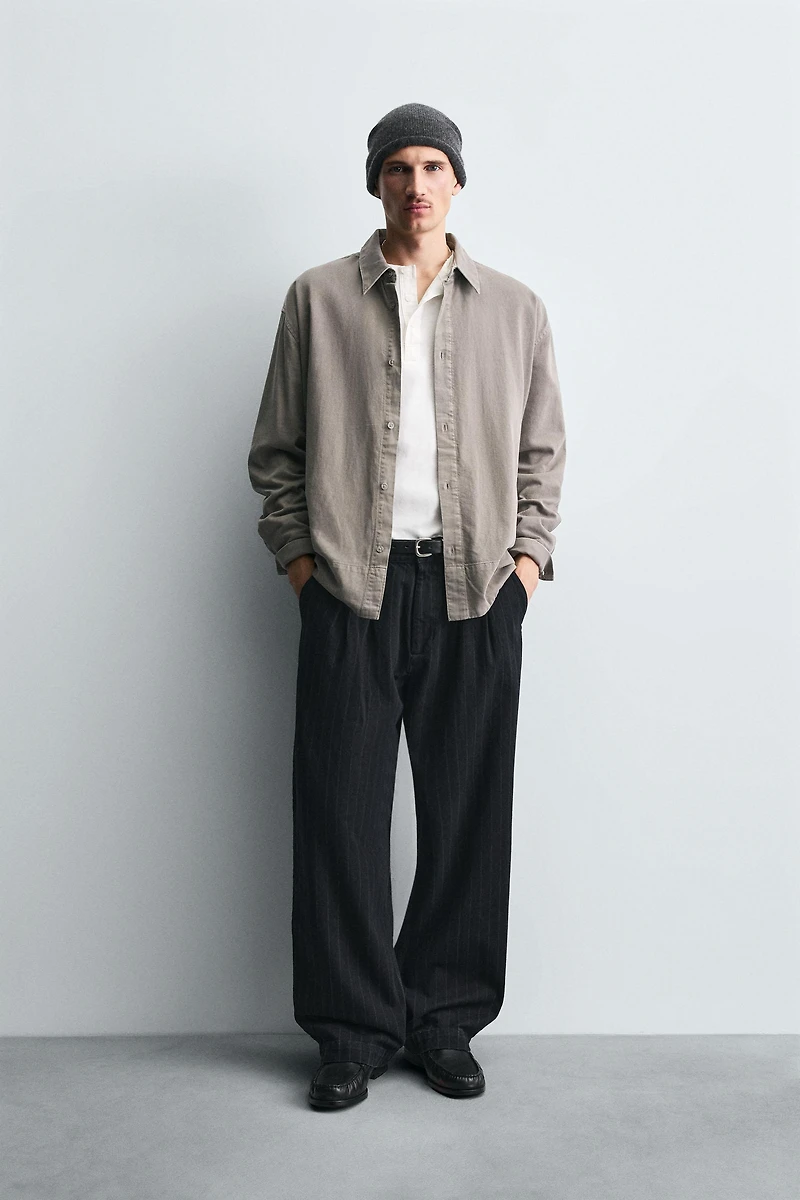 STRIPED BALLOON PANTS