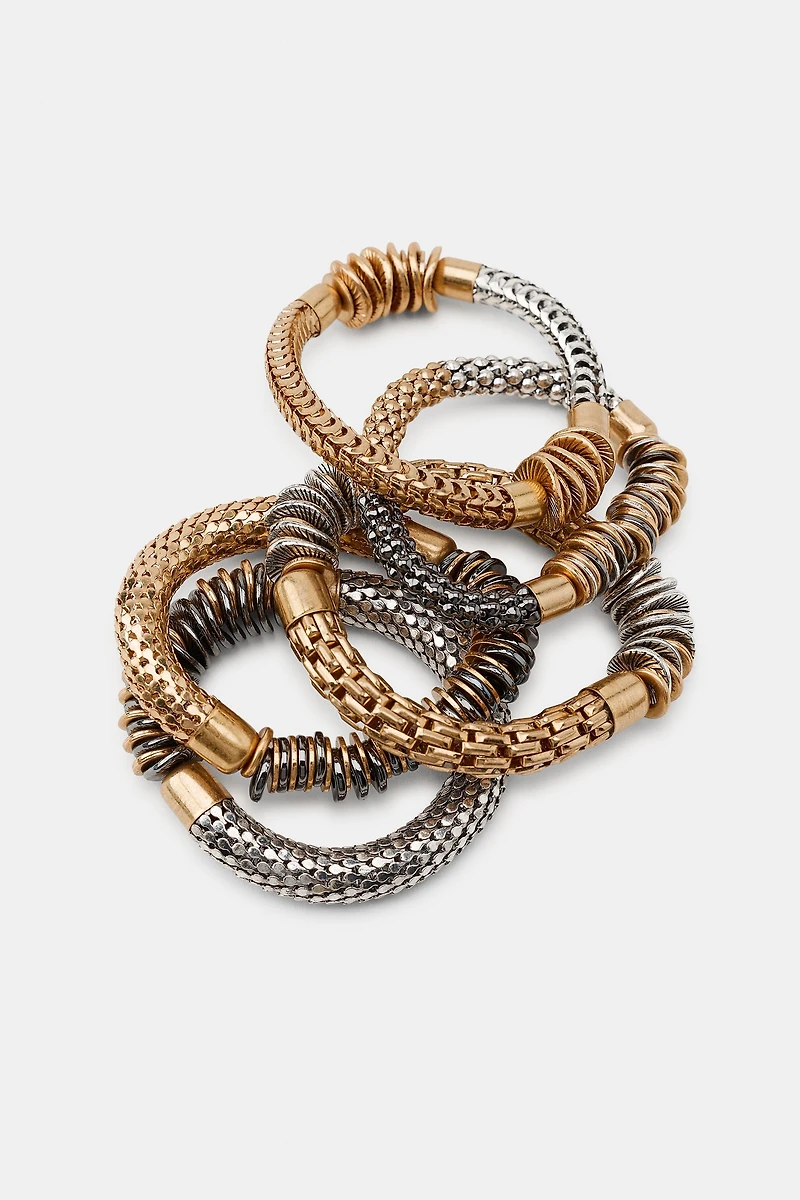 PACK OF 5 COMBINED ELASTIC BRACELETS