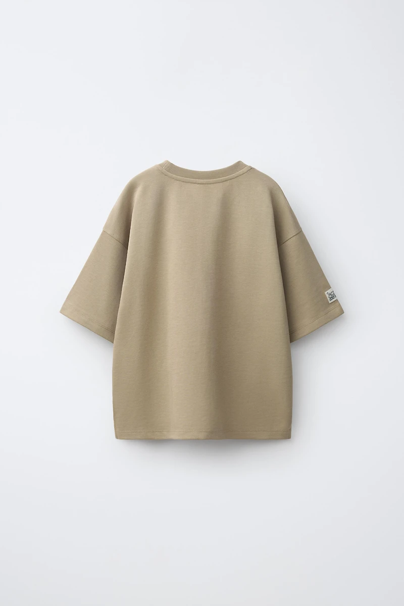 EMBROIDERED INTERLOCK T-SHIRT