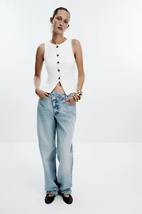 BUTTON VEST TOP