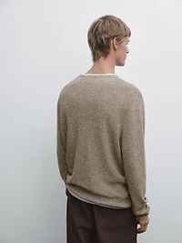 Pull en maille 100 % coton mouliné