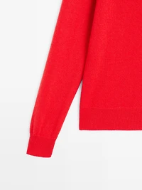 Pull en maille de cachemire à col rond
