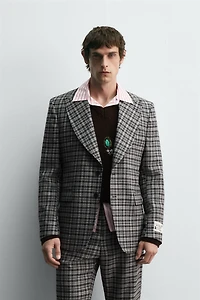 CHECKERED SUIT BLAZER HARRY LAMBERT FOR ZARA X DISNEY