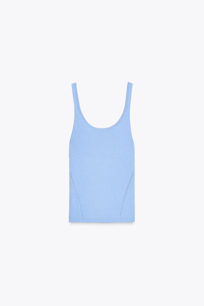 FITTED KNIT TOP