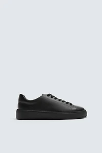 THICK SOLE LEATHER SNEAKERS