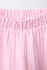 CONTRASTING RIPPLE TEXTURE CULOTTES