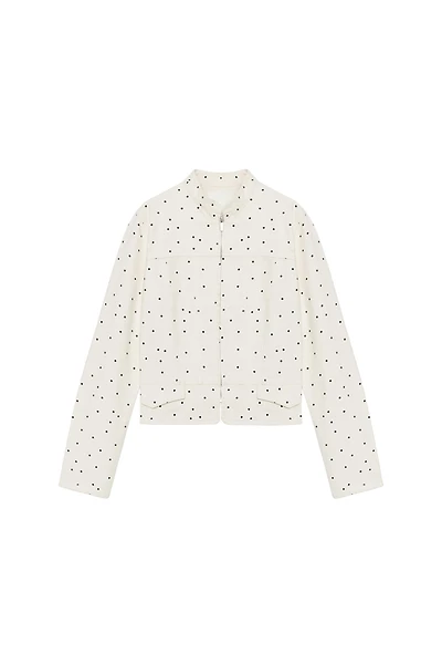 POLKA DOT FITTED JACKET
