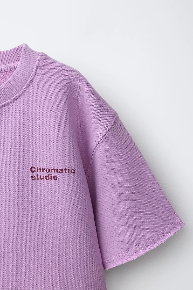 FLEECE JOGGING T-SHIRT