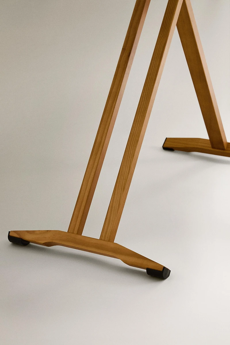 WOOD AND METAL IRONING BOARD