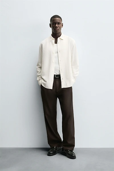 CHEMISE STRUCTURE QUADRILLÉ
