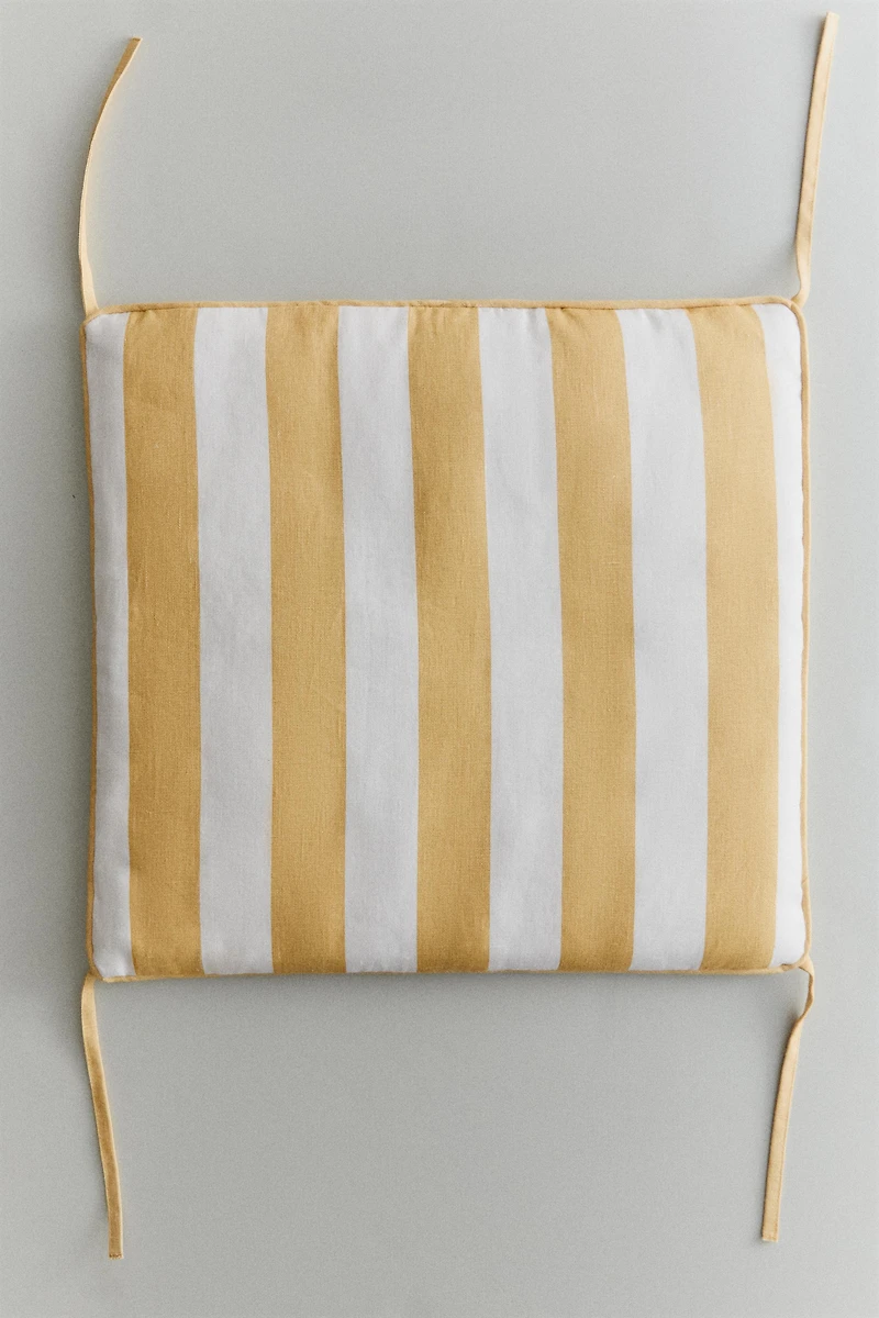 STRIPED ARMCHAIR BACK CUSHION