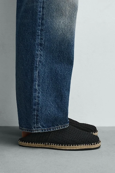 KNIT FABRIC ESPADRILLES