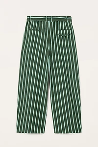 LIMITED EDITION STRIPED WIDE FIT PANTS