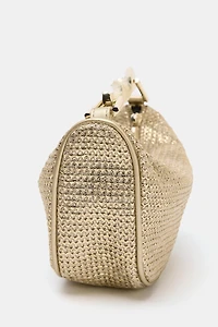 MINI BAG WITH METALLIC HANDLE