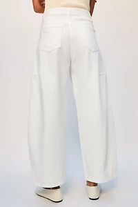 ZW COLLECTION MID-RISE ANKLE BALLOON JEANS