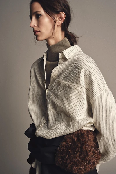 CHEMISE FLUIDE À RAYURES ZW COLLECTION