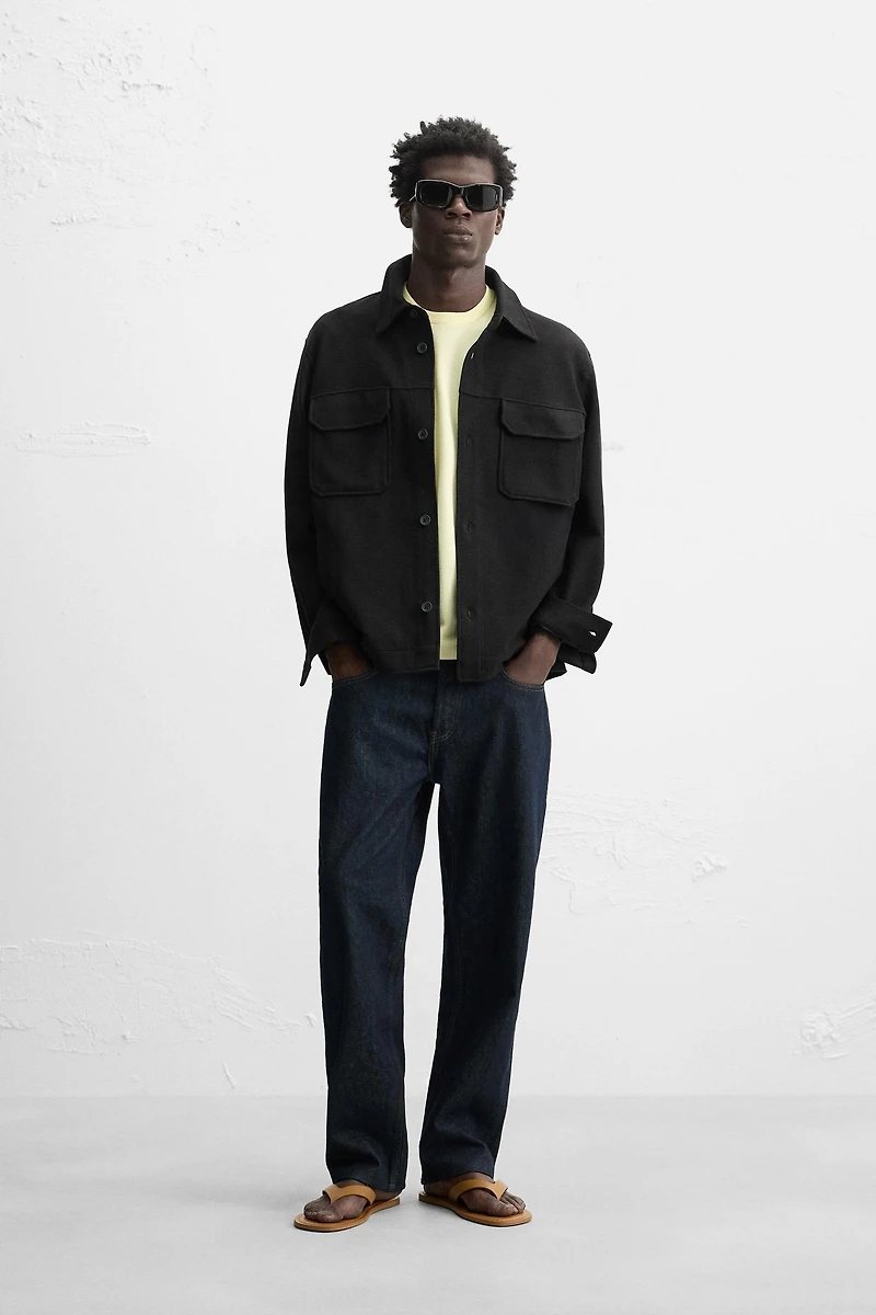 COMFORT TEXTURED OVERSHIRT